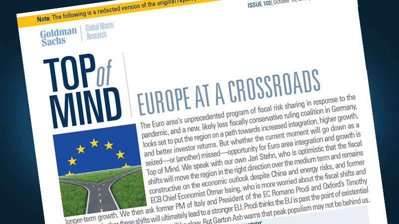 A Turning Point for Europe: Integration, Growth, and Investment on the Line