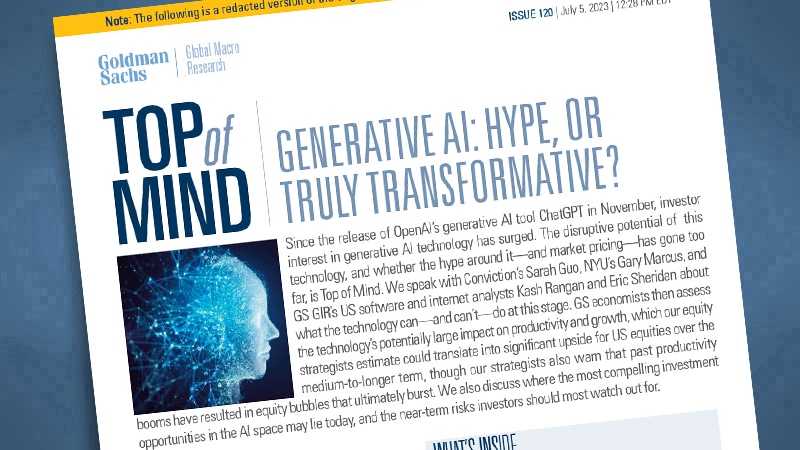 Generative AI: Separating Fact from Fiction in its Transformative Potential