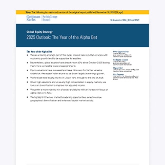 2025: The Tipping Point for Equities – Will Growth Outpace Expectations?